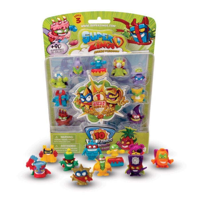 Blister SUPERZINGS Kazoom Kids-Series 8-contains 9 superthings