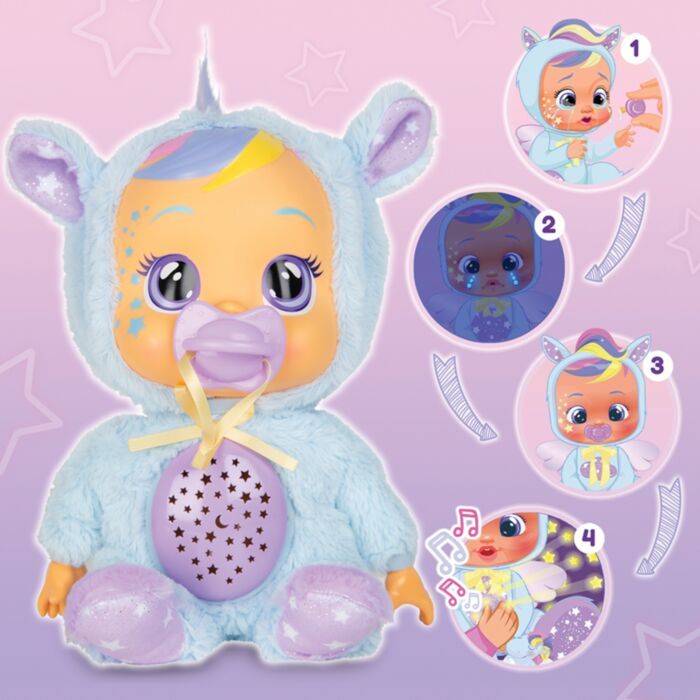 Cry Babies Goodnight Dreamy Light-Up Baby Doll