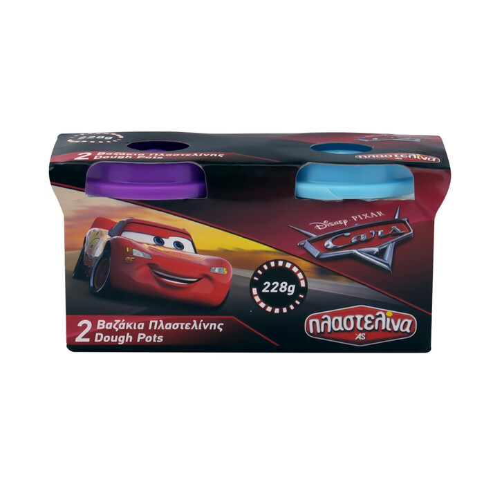 AS Cars Plasticine Jar Set for Ages 3+