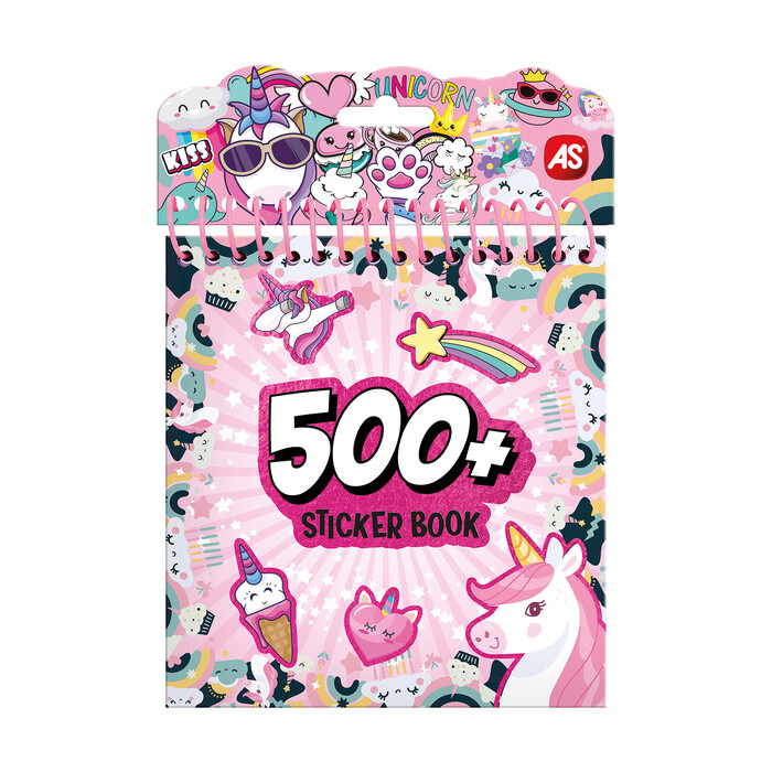 ΑS Notebook with Stickers, Assortment of 3 Designs