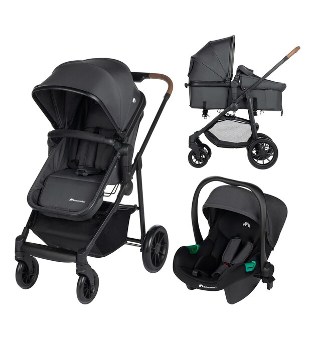 Bebe Confort Baby Stroller Trio Haze Mineral Graphite for Child up to 22kg