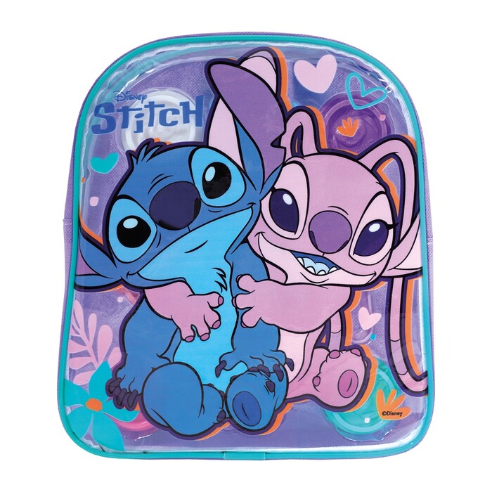 AS Πλαστελίνη Disney Stitch Τσάντα Πλάτης Με 4 Βαζάκια - Καπάκια Καλουπάκια Και 5 Εργαλεία 200gr Για 3+ Χρονών