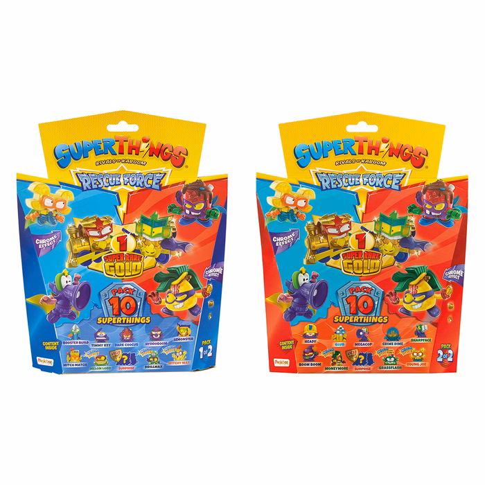 Superthings Μικροπλάσματα Rescue Force Blister 9+1 Φιγούρες Για 4+ Χρονών
