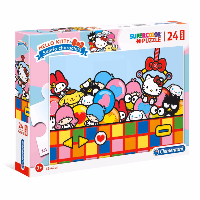 Clementoni Παιδικό Παζλ Maxi Super Color Hello Kitty 24 τμχ