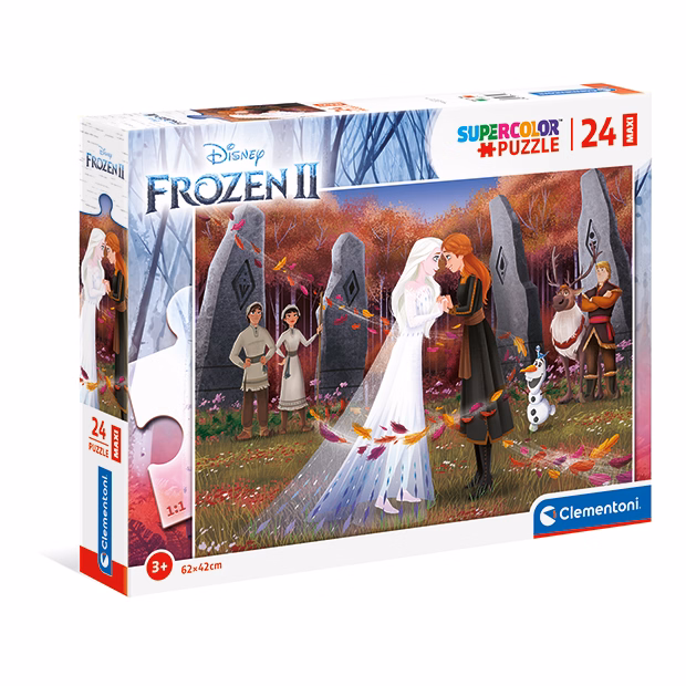 Clementoni Παιδικό Παζλ Maxi Super Color Frozen 2 24 τμχ