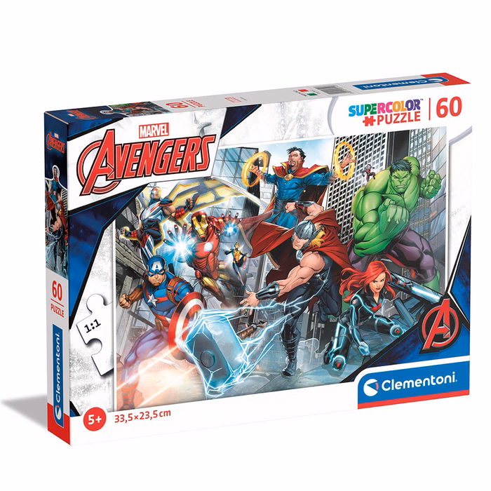 Clementoni Παιδικό Παζλ Super Color The Avengers 60 τμχ