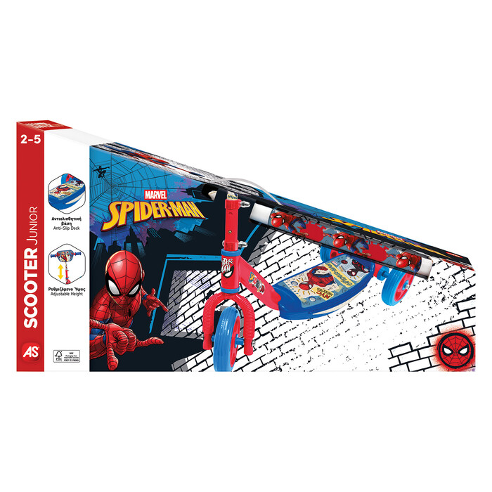 Easter Candle AS Kids 3 Wheel Scooter Marvel Spiderman For Ages 2-5