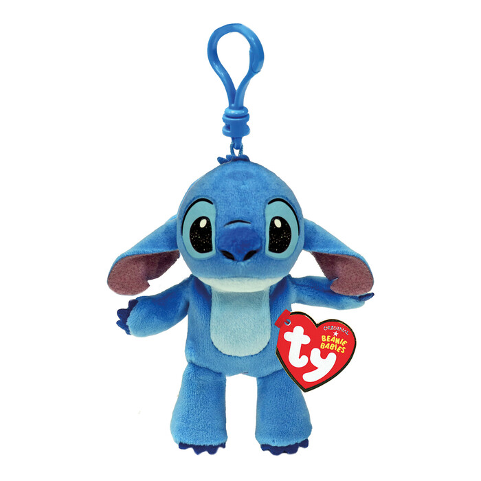 TY Beanie Babies Μπρελόκ Χνουδωτό Disney Stitch 8,5εκ