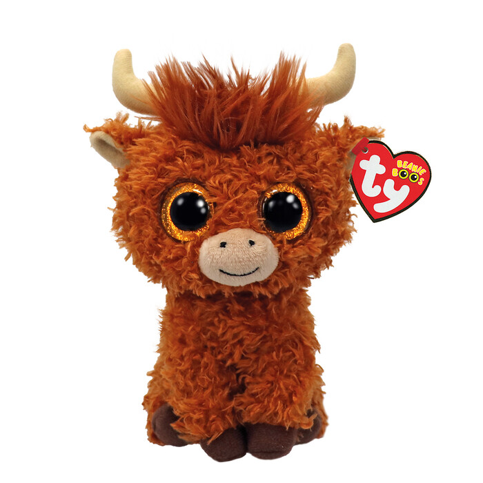 TY Beanie Boos Alfie Χνουδωτή Αγελαδίτσα Καφέ 15εκ