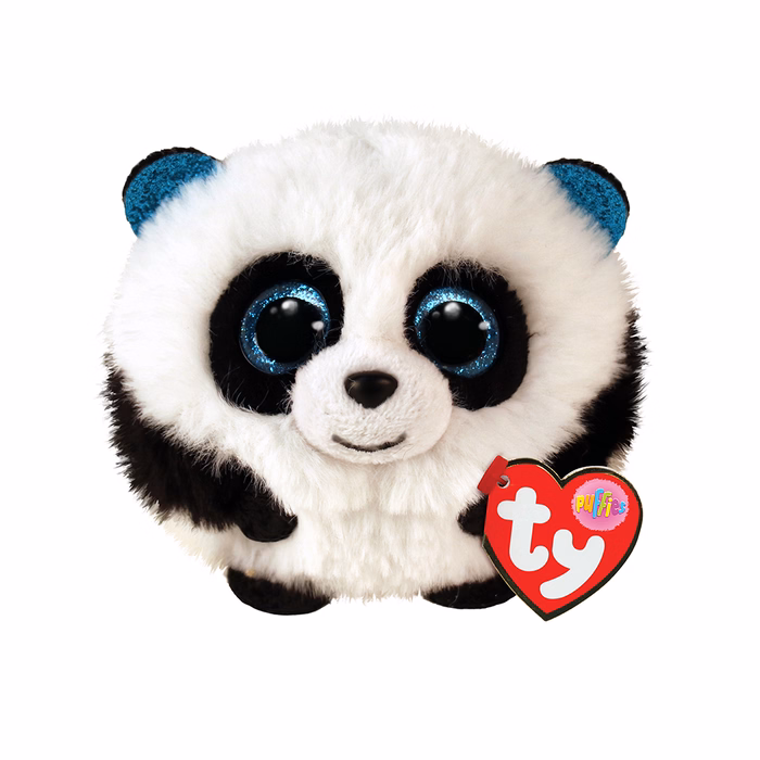 TY Beanie Balls Bamboo Χνουδωτό Πάντα Λευκό Και Μαύρο