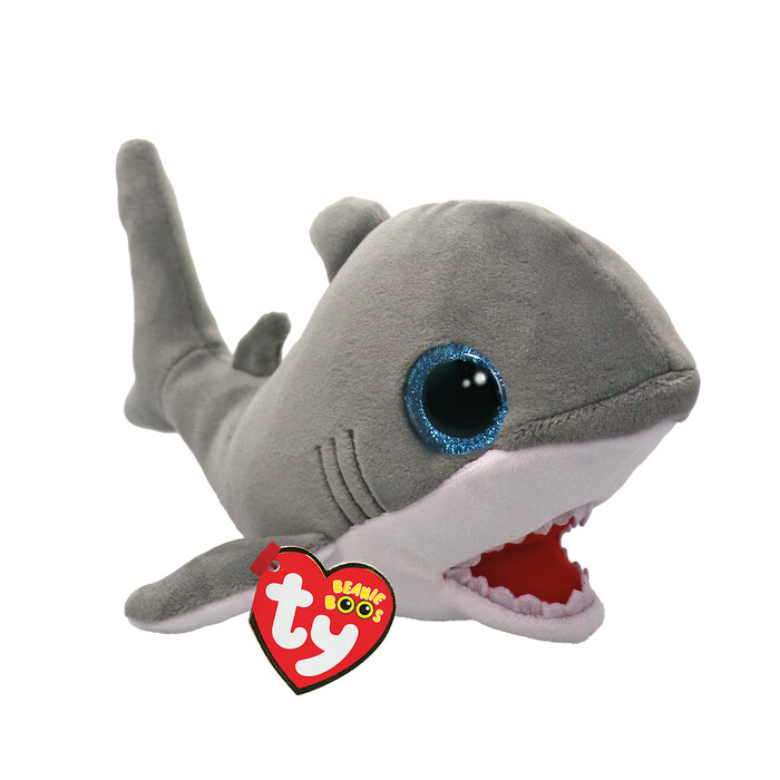 TY Beanie Boos Finnegan Χνουδωτός Καρχαρίας Γκρι 15εκ