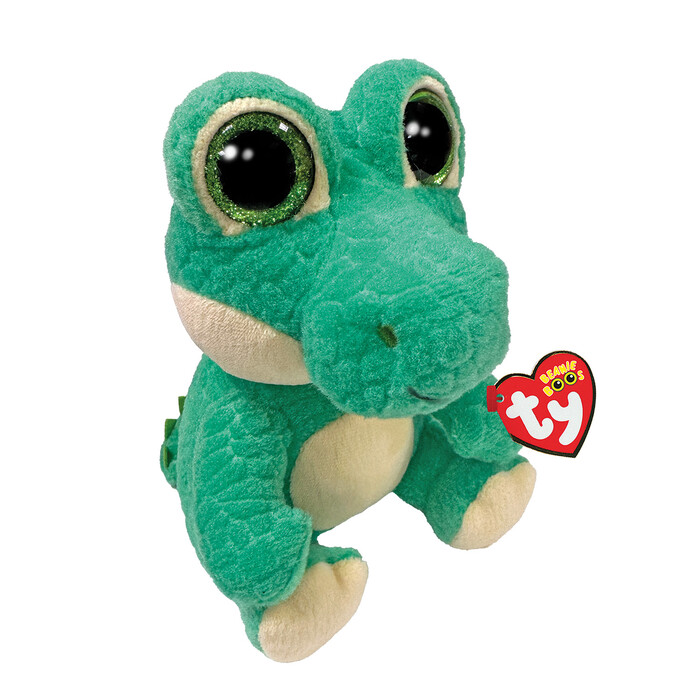 TY Beanie Boos Ernie Χνουδωτός Αλιγάτορας Πράσινος 15εκ