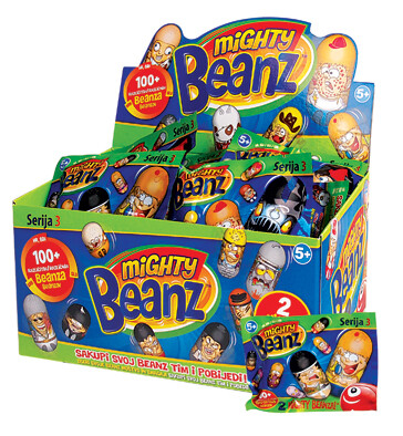 Mighty Beanz Σειρά 3 Φιγούρα Φασόλι Σακουλάκι 2 Τεμαχίων Για 5+ Χρονών