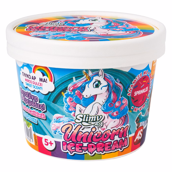 Slimy AS Χλαπάτσα Sweet Ice Dream Μονόκερος Για 5+ Χρονών