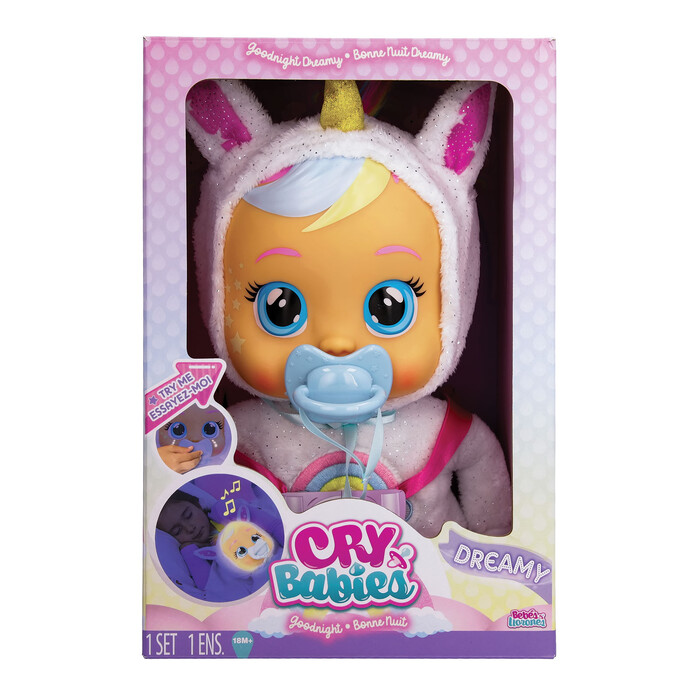Cry Babies Sweet Dreams Dreamy Interactive Baby Doll Cries Real Tears