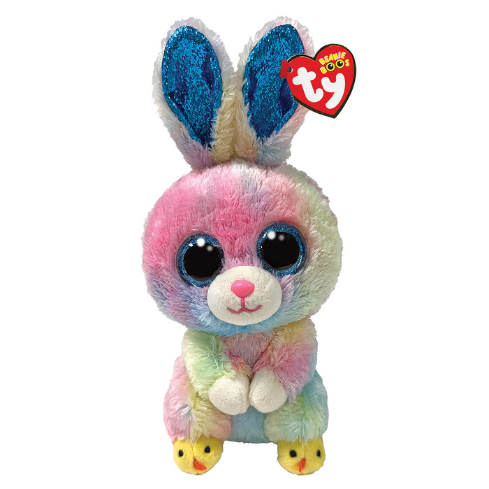 TY Beanie Boos Χνουδωτό Κουνελάκι Πολύχρωμο 15εκ
