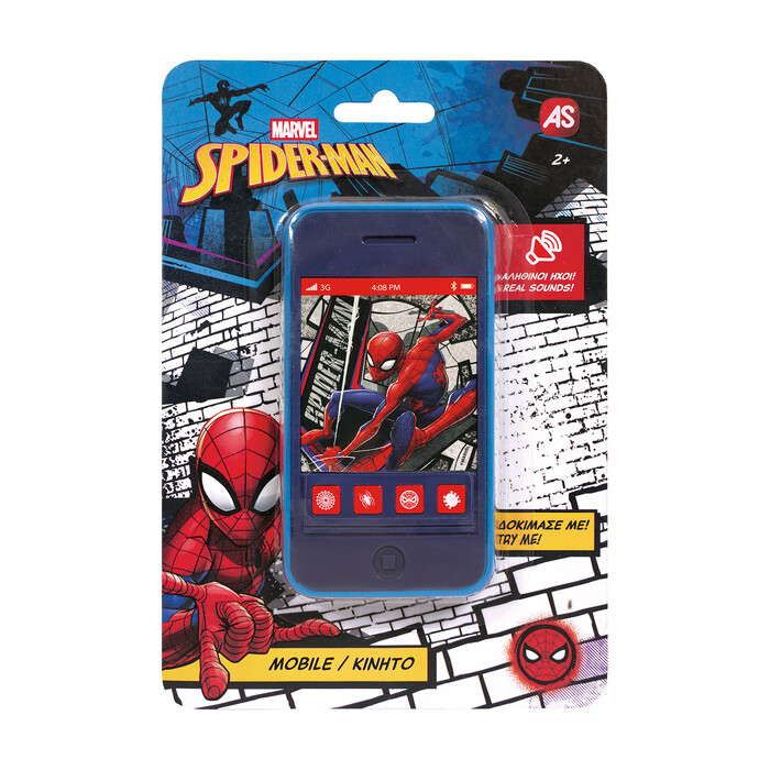 AS Spider-Man Toy Phone For 2+ Years