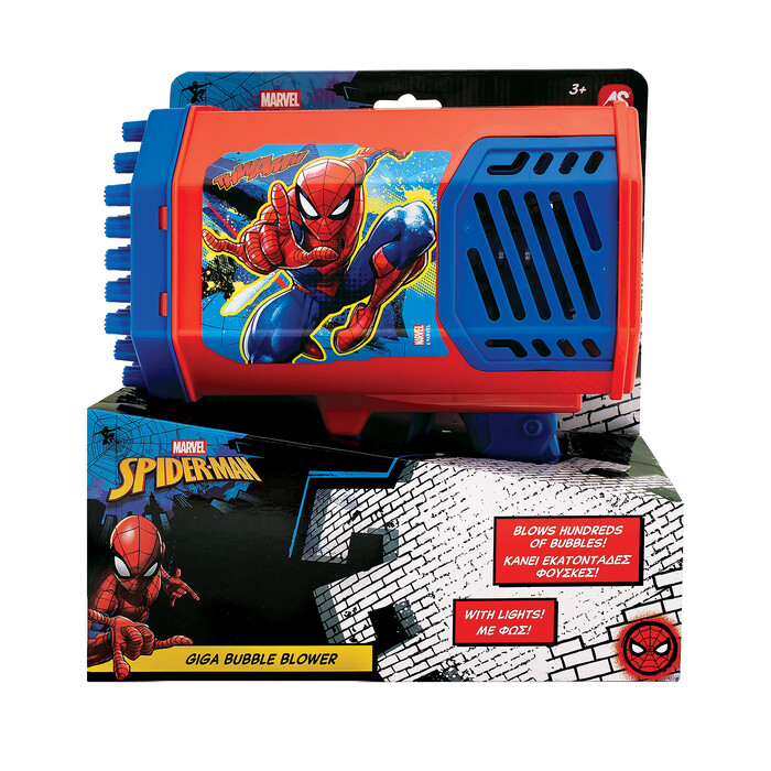 ΑS Giga Bubble Gun Spider-Man For 3+ Ages