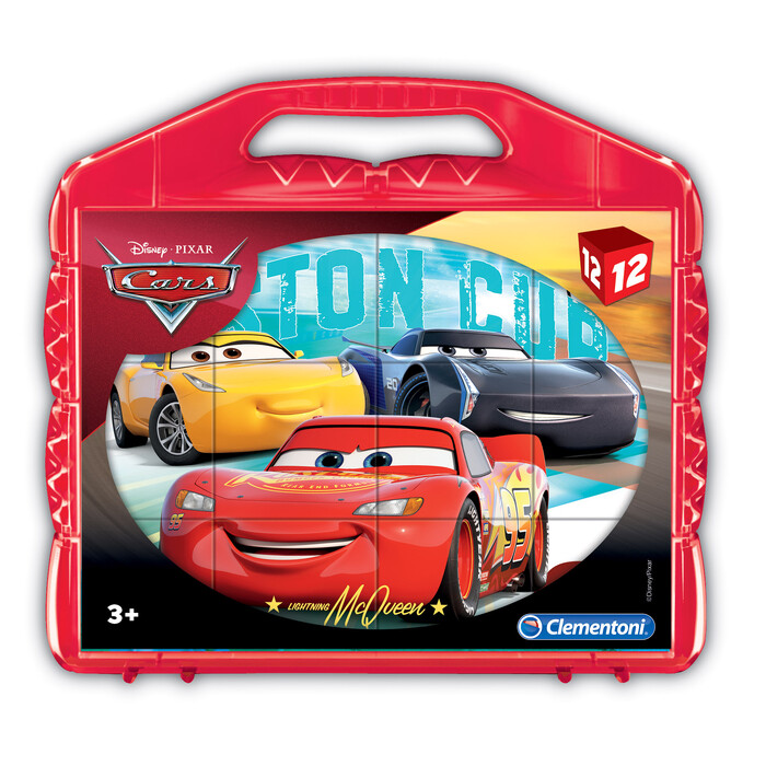Clementoni Kids Cubes Cars 3 12 pcs For 3+ Ages