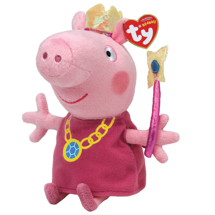 Χνουδωτό Beanie Babies Peppa Πριγκίπισσα 15εκ.
