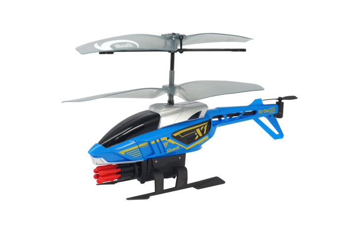 Silverlit Remote-Controlled Helicopter I/R Heli Blaster Rockets For Ages 10+