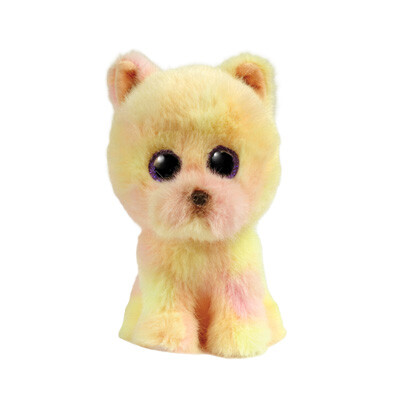 ΤΥ Plush Beanie Boos Pomeranian Dog Light Yellow 15cm