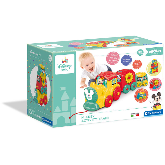 Baby Clementoni Disney Baby Βρεφικό Παιχνίδι Τρενάκι Pull Along Για 10+ Μηνών