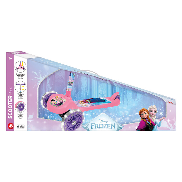 ΑS Scooter Plus Frozen with Light-Up Wheels For 3+ Ages