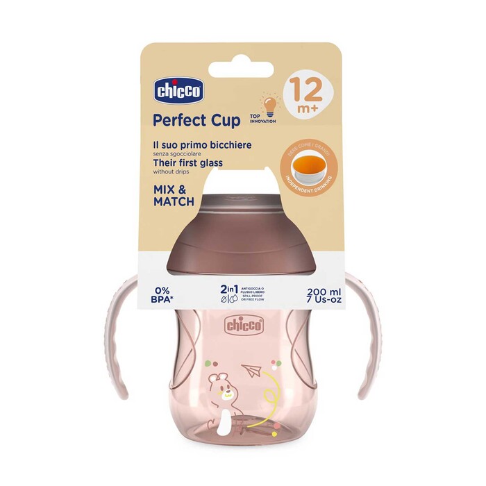 Chicco Κύπελλο Perfect Natural Ροζ Για 12+ Μηνών
