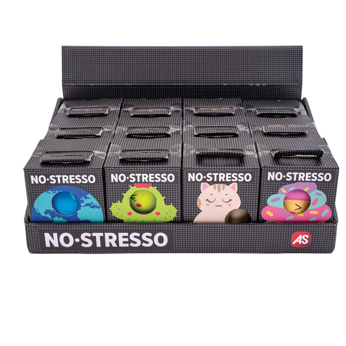 AS NoStresso Squishy Kawaii 4 Designs For 8+ Ages