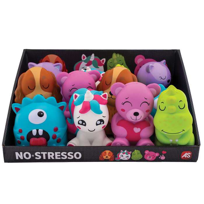NoStresso Squishy Ζωάκια Maxi Σε 6 Σχέδια Για 3+ Ετών