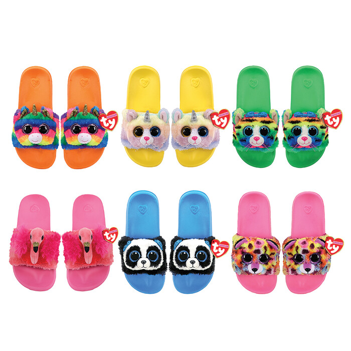 TY Fashion Plush Slides Various Styles For 3+ Ages