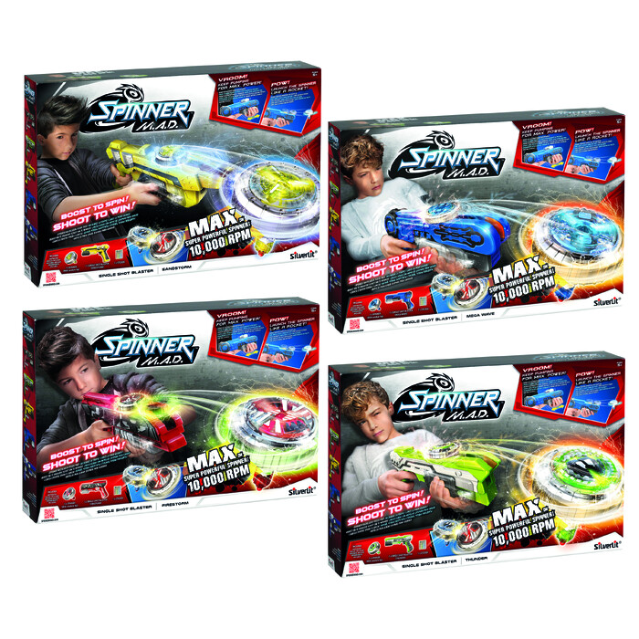 Silverlit Spinner M.A.D. Shot Blaster For Ages 5+