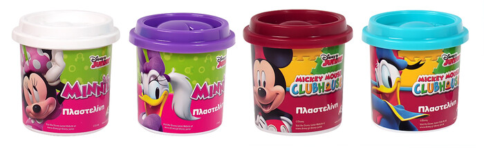 Disney Junior Μονό Βαζάκι Πλαστελίνης Minnie & Mickey για 3+ Ετών