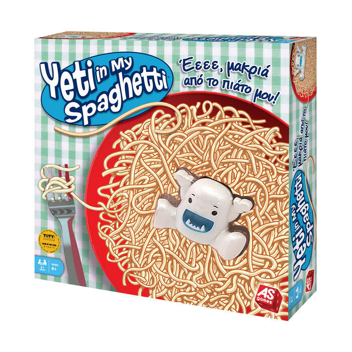 AS Games Επιτραπέζιο Yeti In My Spaghetti Για 4+ Ετών