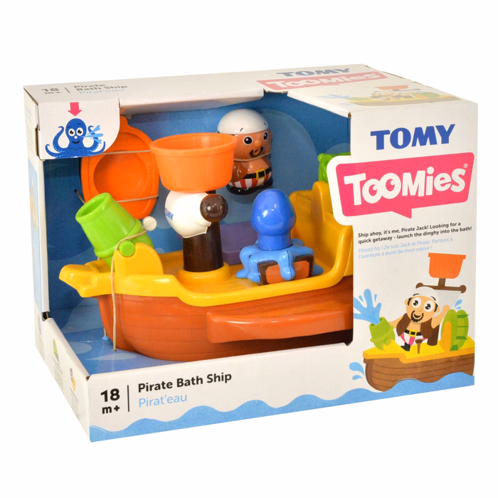 Tom Toomies Baby Bath Toy Pirate Ship For 18+ Months