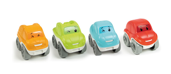Baby Clementoni Play For Future Baby Toddler Toy Fun Eco Tumble Cars For 10+ Months
