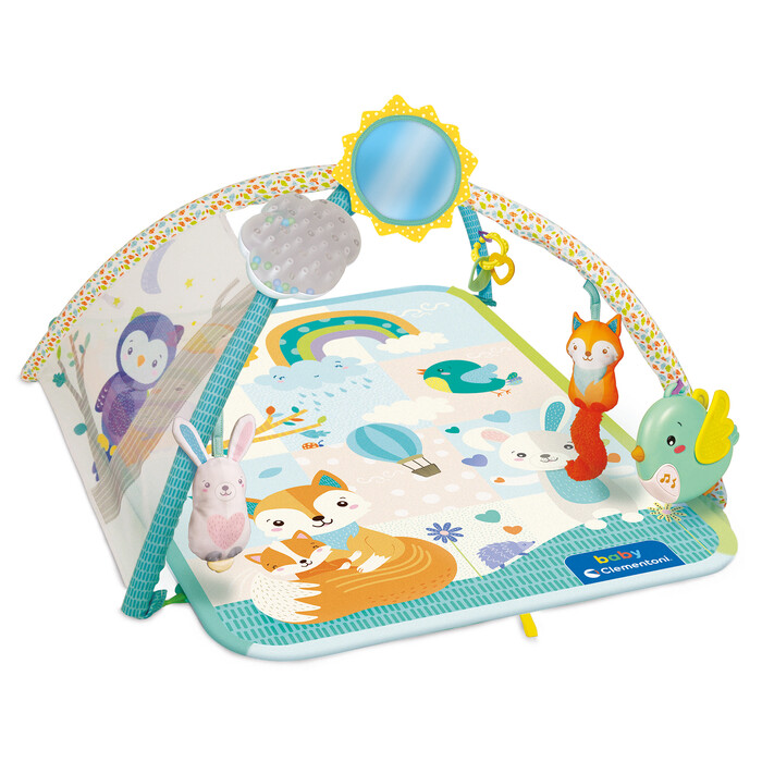 Baby Clementoni For You Newborn Baby Soft Activity Gym Play With Me For 0+ Months