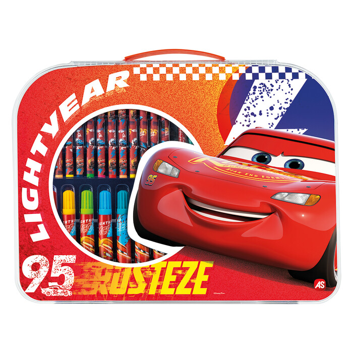 AS Art Case Drawing Set Disney Cars For Ages 3+