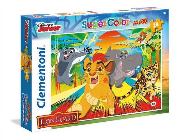 Clementoni Παιδικό Παζλ Maxi Super Color The Lion Guard: Epic Roar 24 τμχ