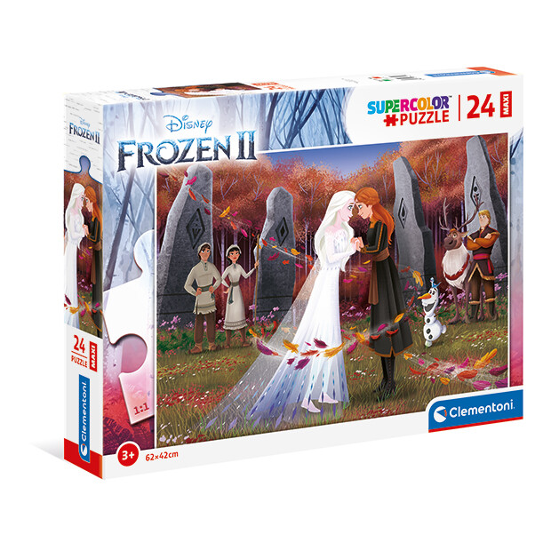 Clementoni Kids Puzzle Maxi Super Color Frozen 2 24 pcs
