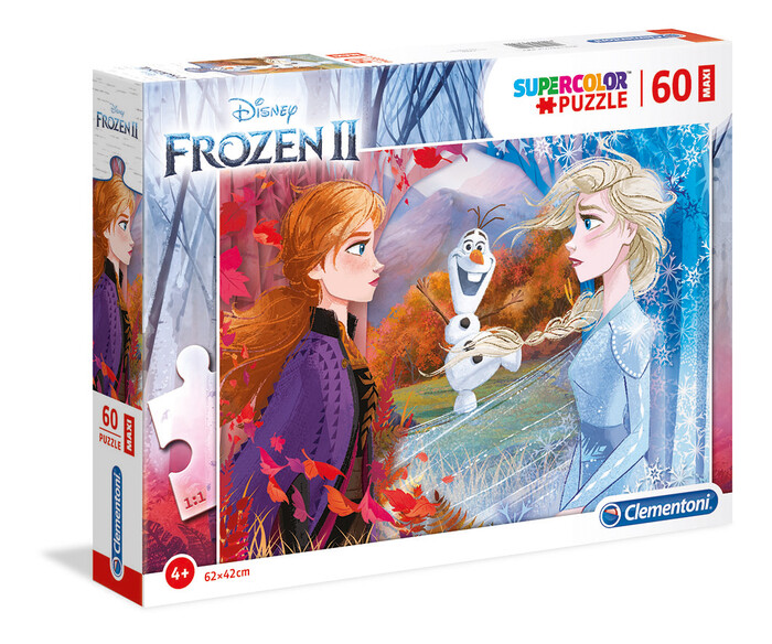 Clementoni Kids Puzzle Maxi Super Color Frozen 2 60 pcs