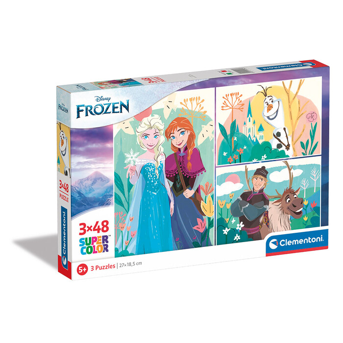 Clementoni Kids Puzzle Supercolor Disney Frozen II 3x48 pcs