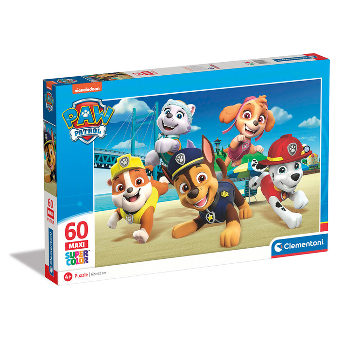Clementoni Kids Puzzle Maxi Supercolor Nickelodeon Paw Patrol 60 pcs