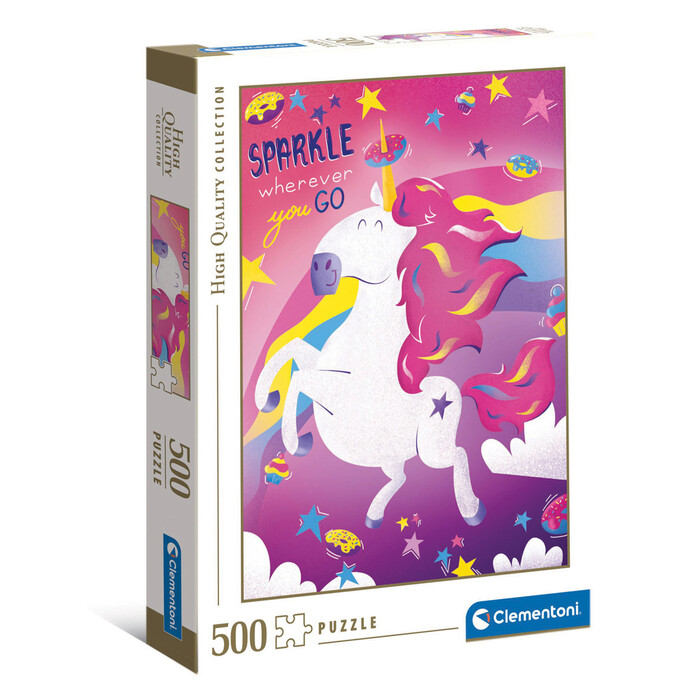Clementoni Puzzle High Quality Collection Unicorn 500 pcs