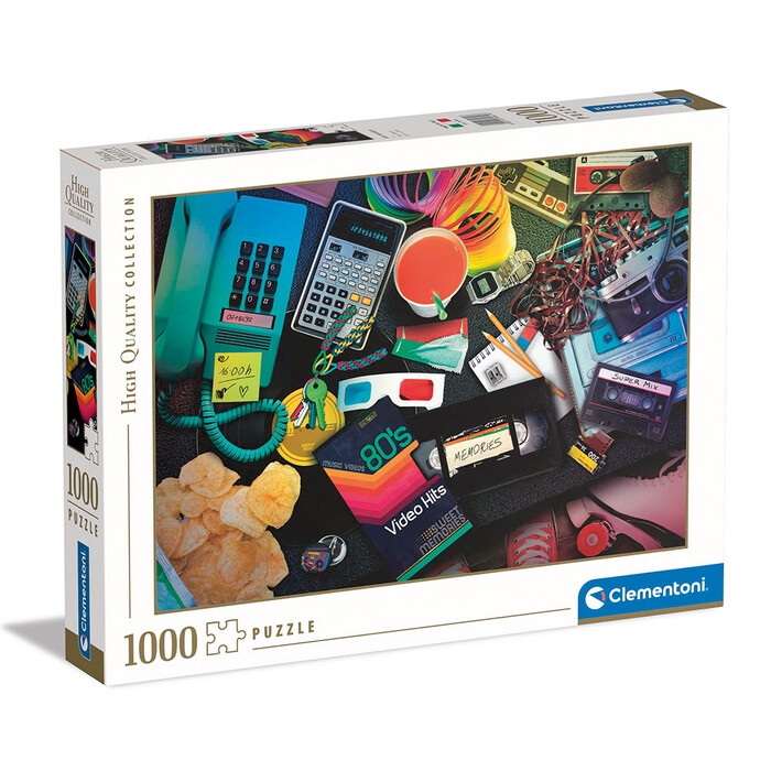 Clementoni Puzzle High Quality Collection 80s Nostalgia 1000 pcs