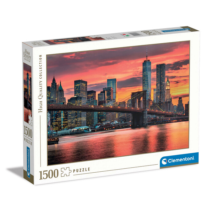 Clementoni Puzzle High Quality Collection East River At Dusk 1500 pcs