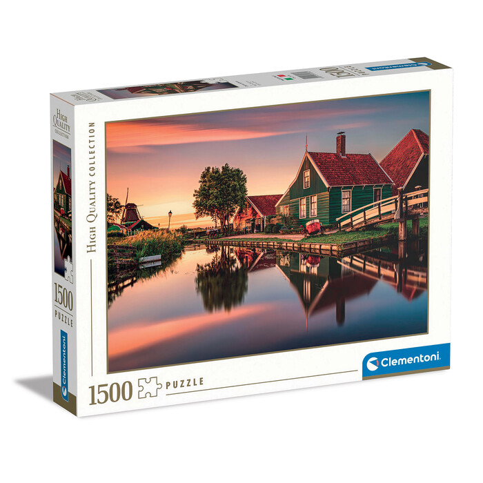 Clementoni Puzzle High Quality Collection Zaanse Schans 1500 pcs