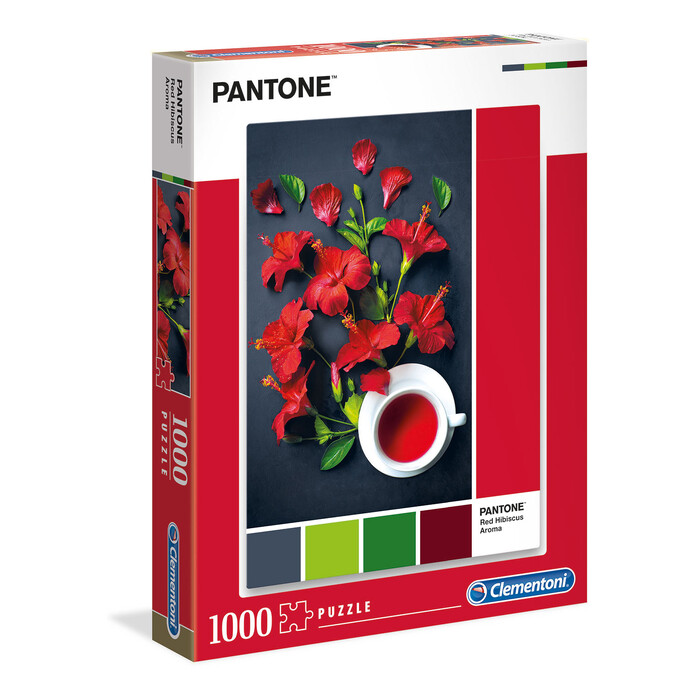 Clementoni Puzzle Pantone Red Hibiscus 1000 pcs