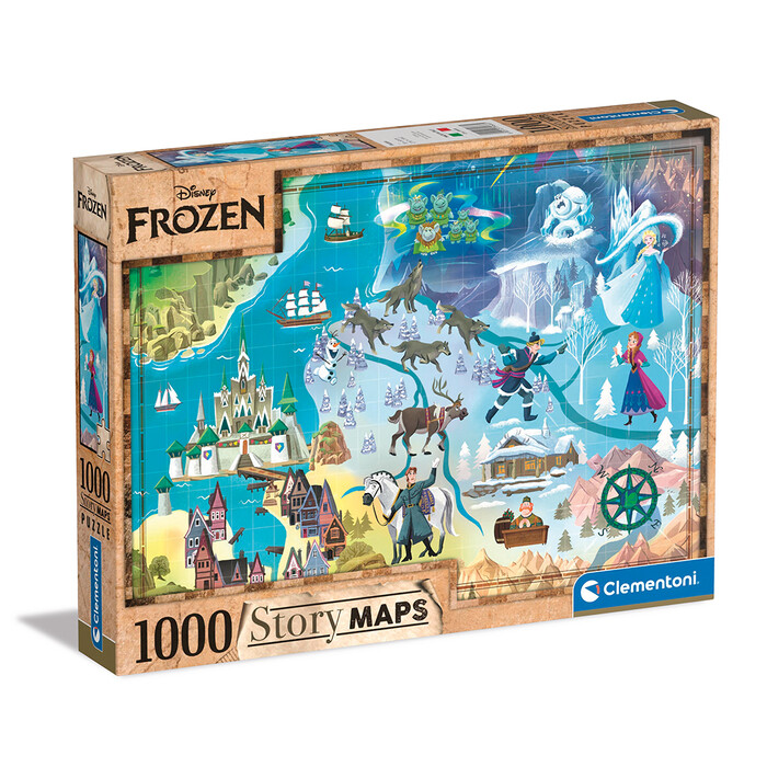 Clementoni Puzzle Story Maps Frozen 1000 pcs